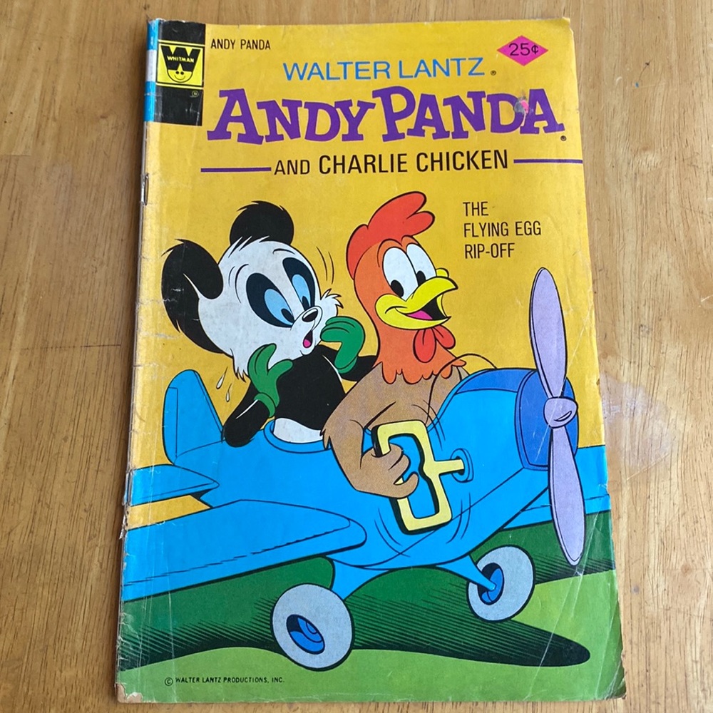 Walter Lantz Andy Panda and Charlie Chicken The flying egg ripoff. # 11 Feb 1976